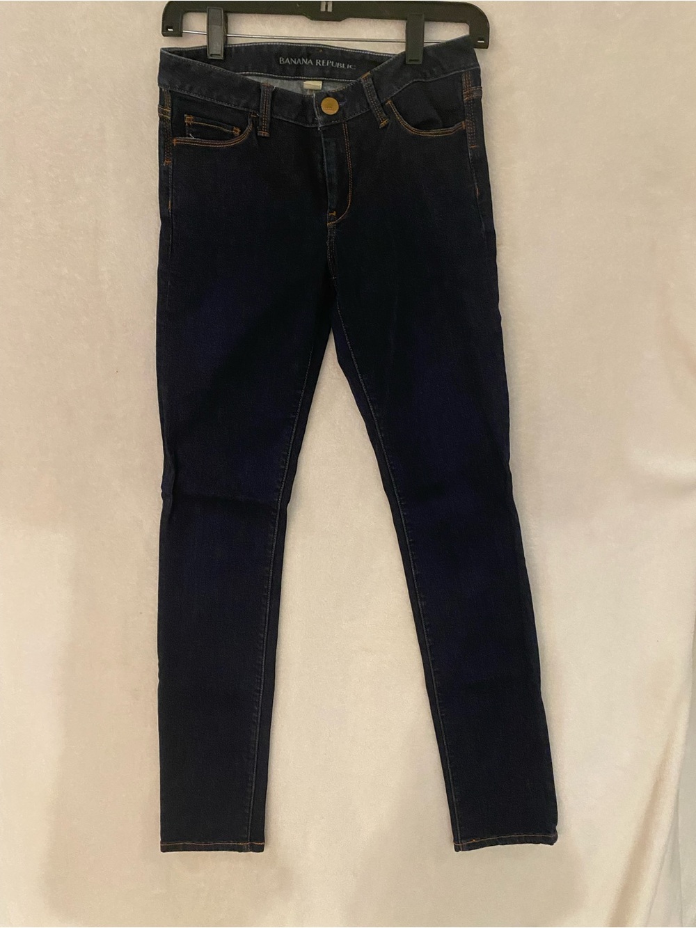 Banana Republic Womens Dark Indigo Skinny Jeans US 26